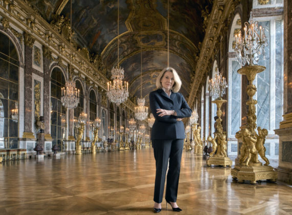 Catherine Pégard
Chateau de Versailles
 Galerie des glaces